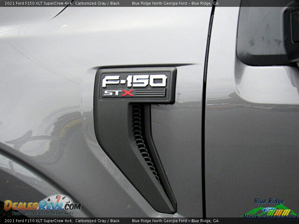 2021 Ford F150 XLT SuperCrew 4x4 Carbonized Gray / Black Photo #33