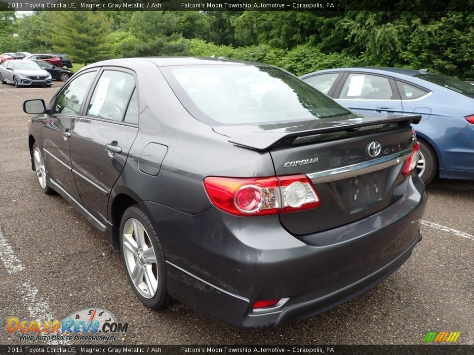 2013 Toyota Corolla LE Magnetic Gray Metallic / Ash Photo #2