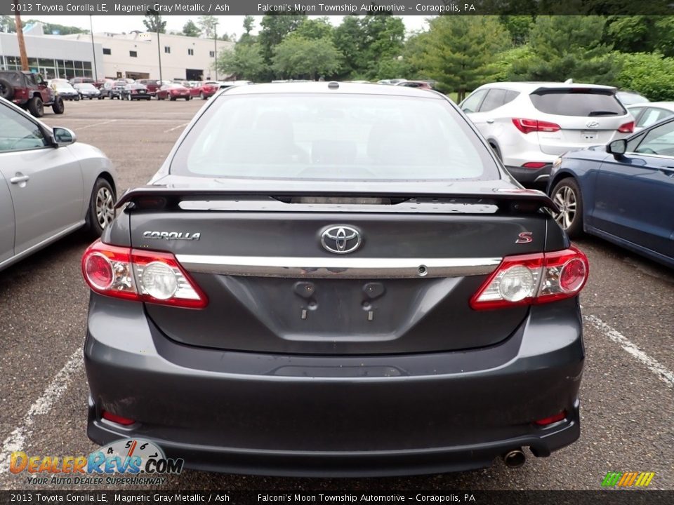 2013 Toyota Corolla LE Magnetic Gray Metallic / Ash Photo #3