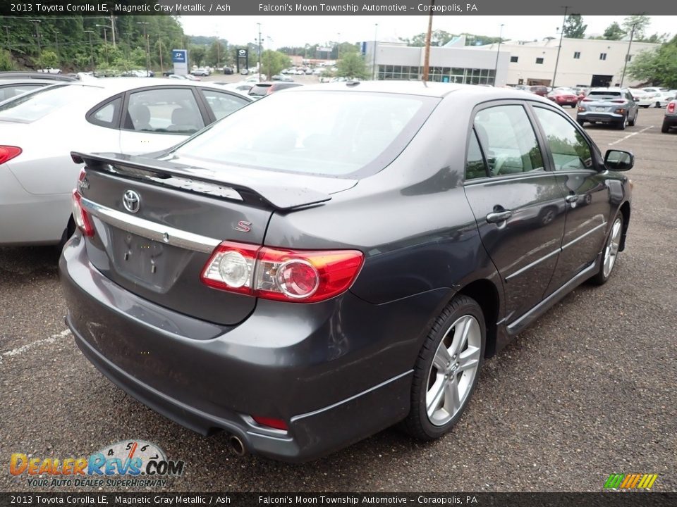 2013 Toyota Corolla LE Magnetic Gray Metallic / Ash Photo #4