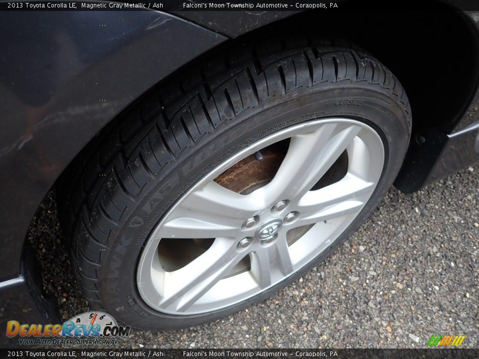2013 Toyota Corolla LE Magnetic Gray Metallic / Ash Photo #5