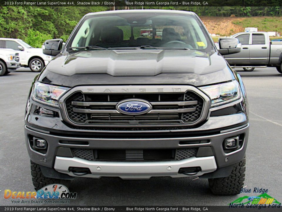 2019 Ford Ranger Lariat SuperCrew 4x4 Shadow Black / Ebony Photo #8