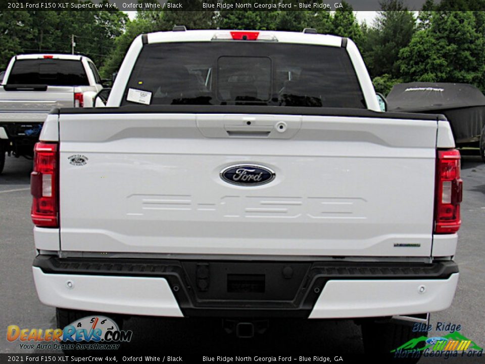 2021 Ford F150 XLT SuperCrew 4x4 Oxford White / Black Photo #4