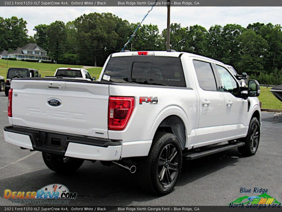 2021 Ford F150 XLT SuperCrew 4x4 Oxford White / Black Photo #5