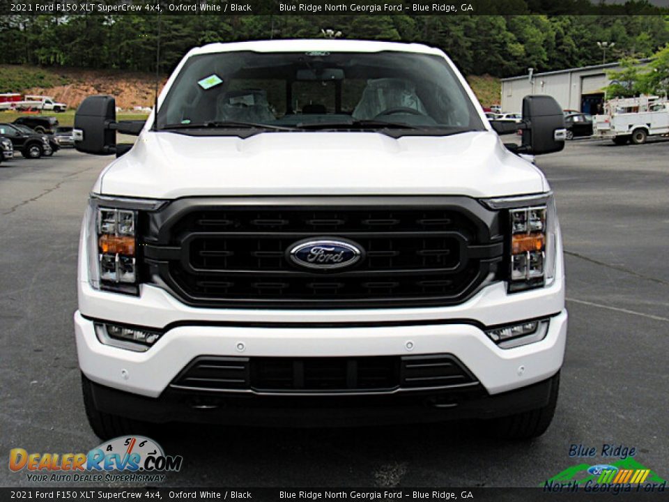 2021 Ford F150 XLT SuperCrew 4x4 Oxford White / Black Photo #8