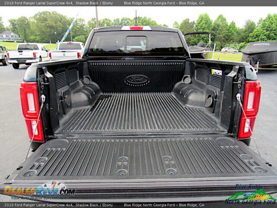 2019 Ford Ranger Lariat SuperCrew 4x4 Shadow Black / Ebony Photo #14