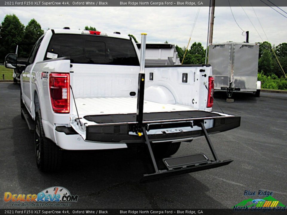 2021 Ford F150 XLT SuperCrew 4x4 Oxford White / Black Photo #10