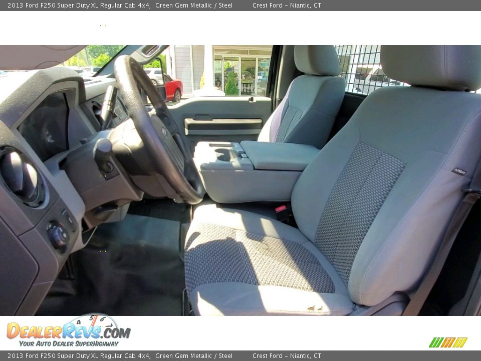 Front Seat of 2013 Ford F250 Super Duty XL Regular Cab 4x4 Photo #10