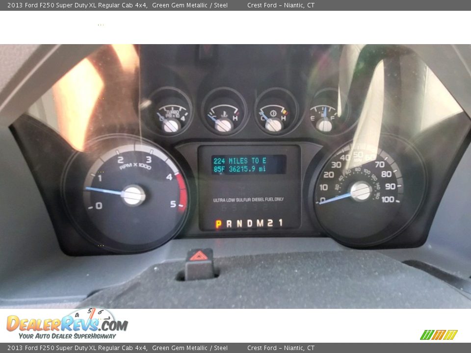 2013 Ford F250 Super Duty XL Regular Cab 4x4 Gauges Photo #12