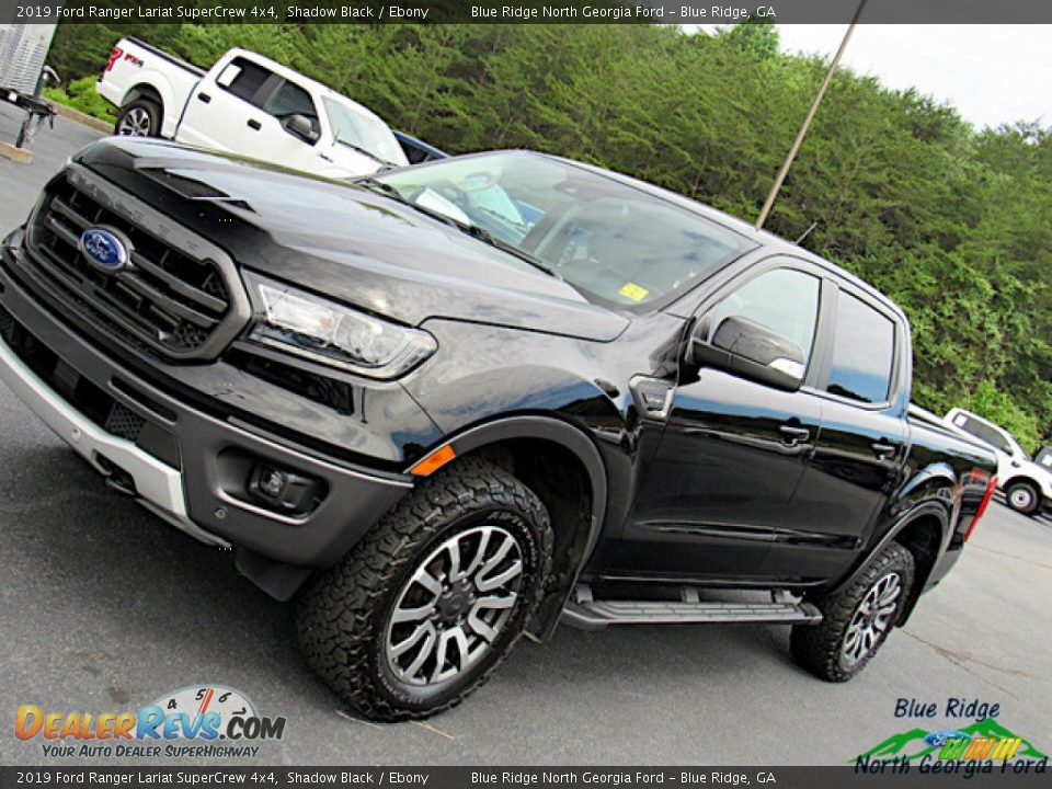 2019 Ford Ranger Lariat SuperCrew 4x4 Shadow Black / Ebony Photo #26