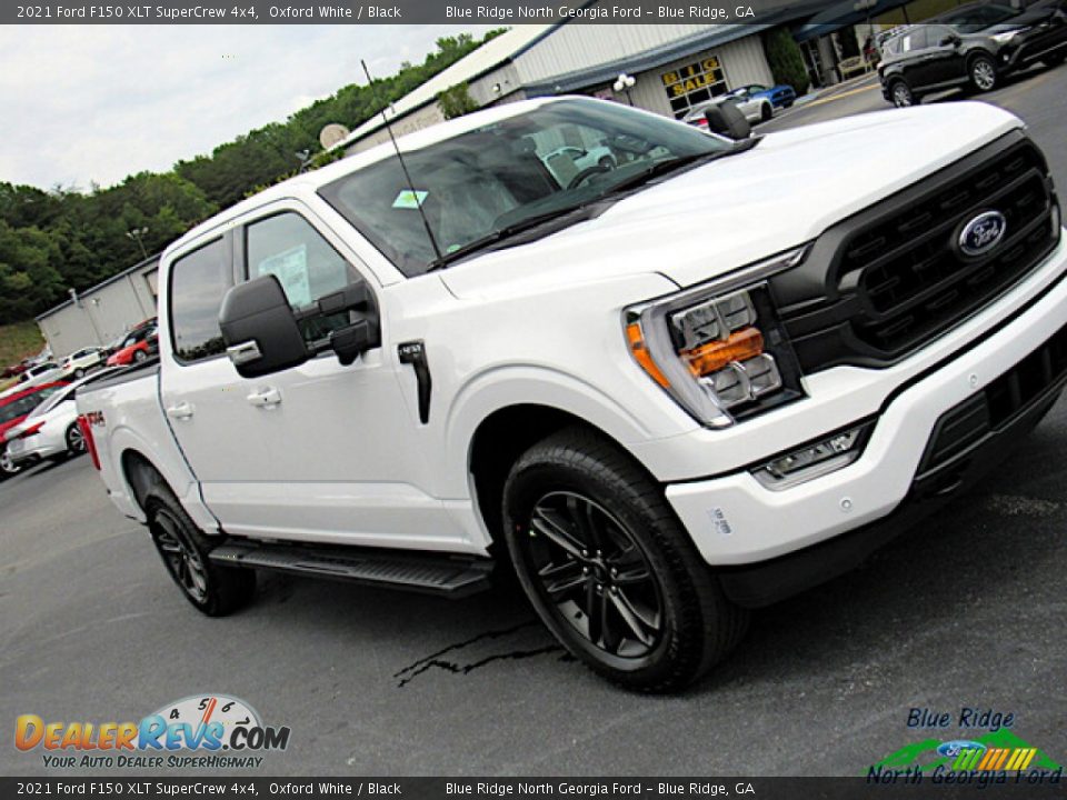 2021 Ford F150 XLT SuperCrew 4x4 Oxford White / Black Photo #25