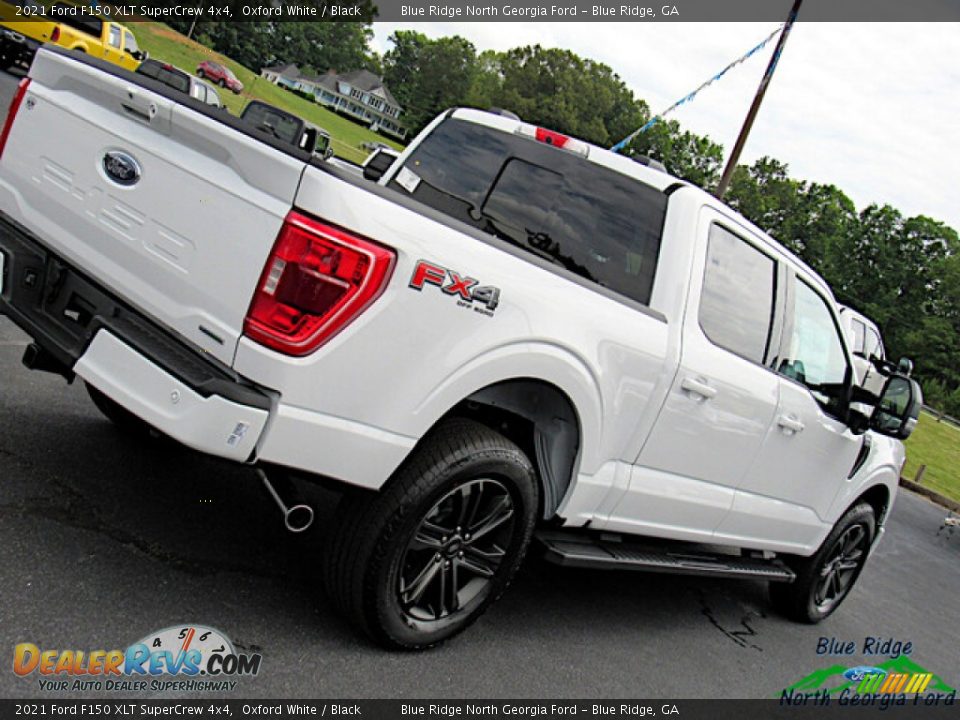 2021 Ford F150 XLT SuperCrew 4x4 Oxford White / Black Photo #26