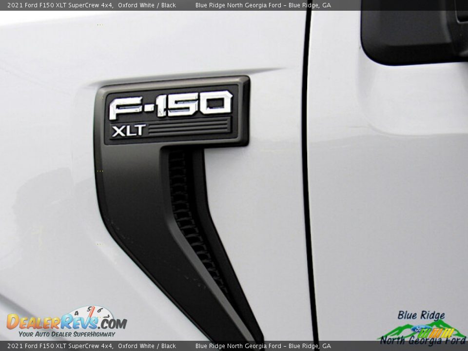 2021 Ford F150 XLT SuperCrew 4x4 Oxford White / Black Photo #28