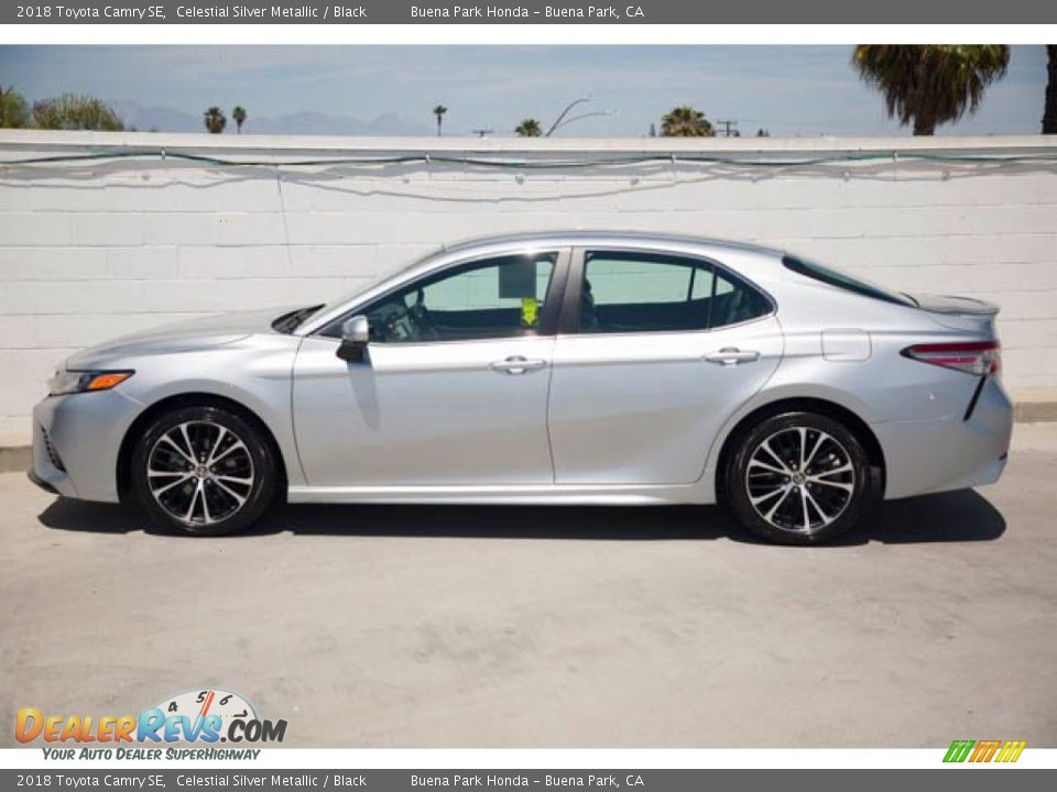 2018 Toyota Camry SE Celestial Silver Metallic / Black Photo #10