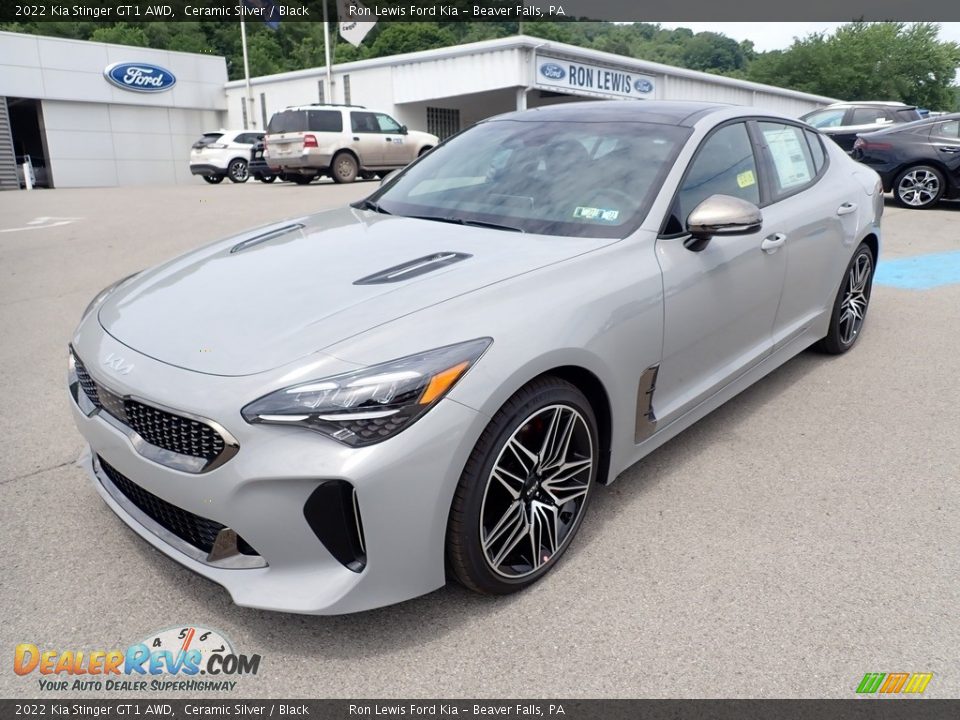 2022 Kia Stinger GT1 AWD Ceramic Silver / Black Photo #5