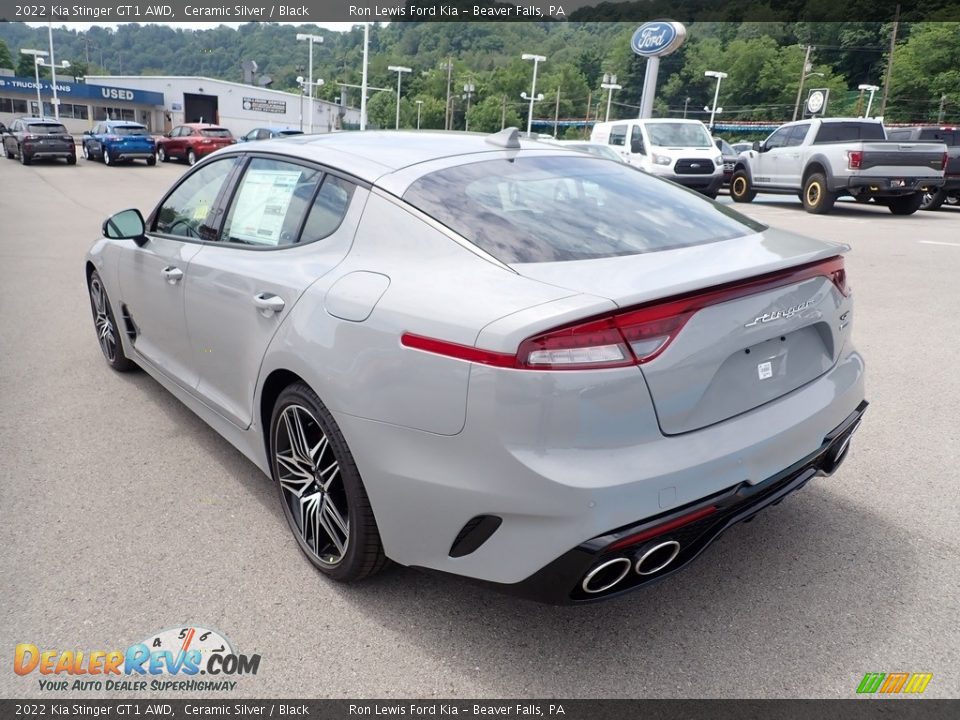 2022 Kia Stinger GT1 AWD Ceramic Silver / Black Photo #7