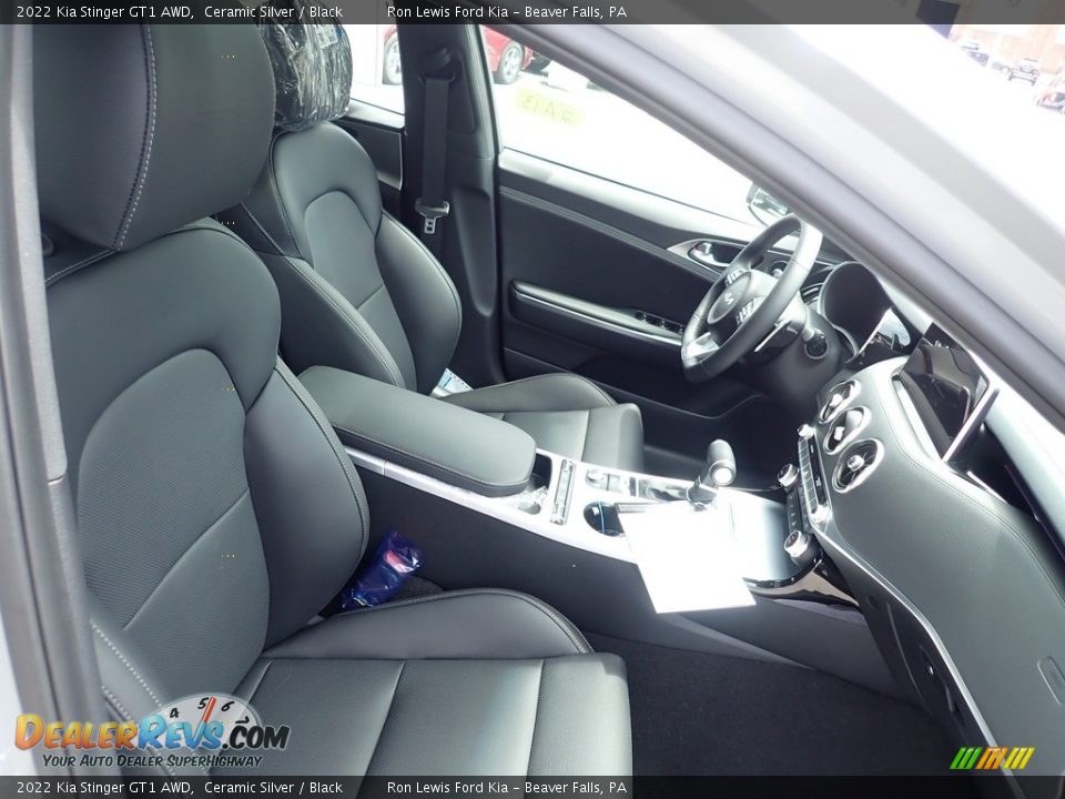 Black Interior - 2022 Kia Stinger GT1 AWD Photo #10