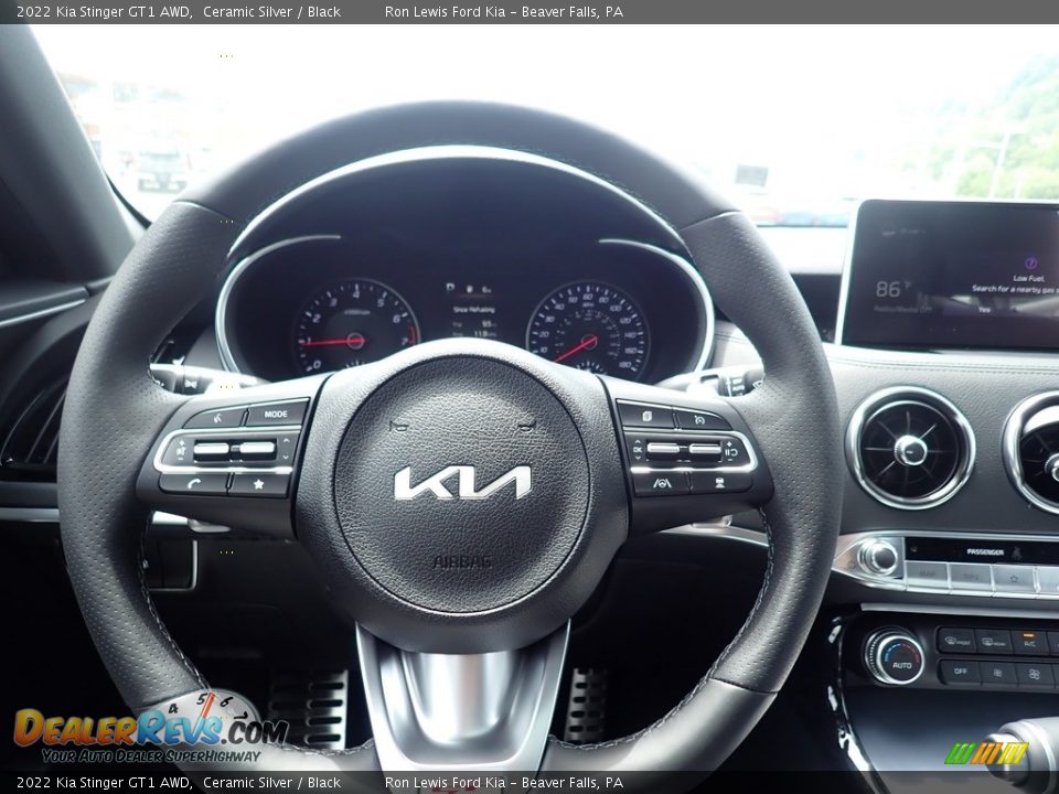 2022 Kia Stinger GT1 AWD Steering Wheel Photo #17