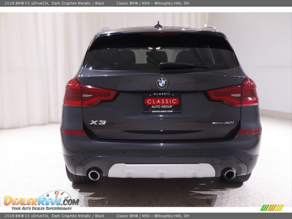 2018 BMW X3 xDrive30i Dark Graphite Metallic / Black Photo #19