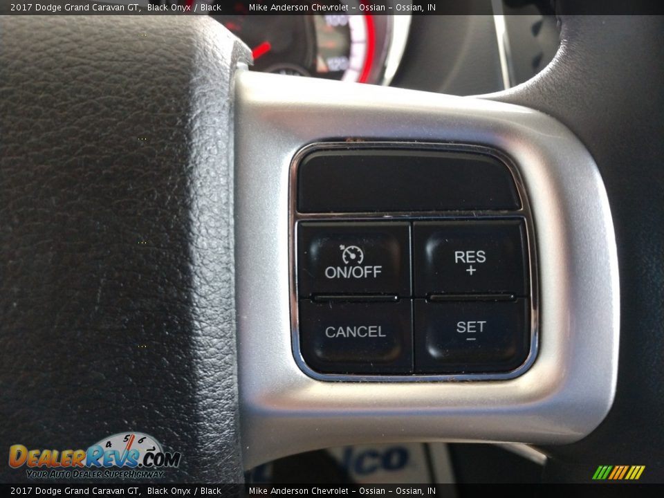 2017 Dodge Grand Caravan GT Black Onyx / Black Photo #25
