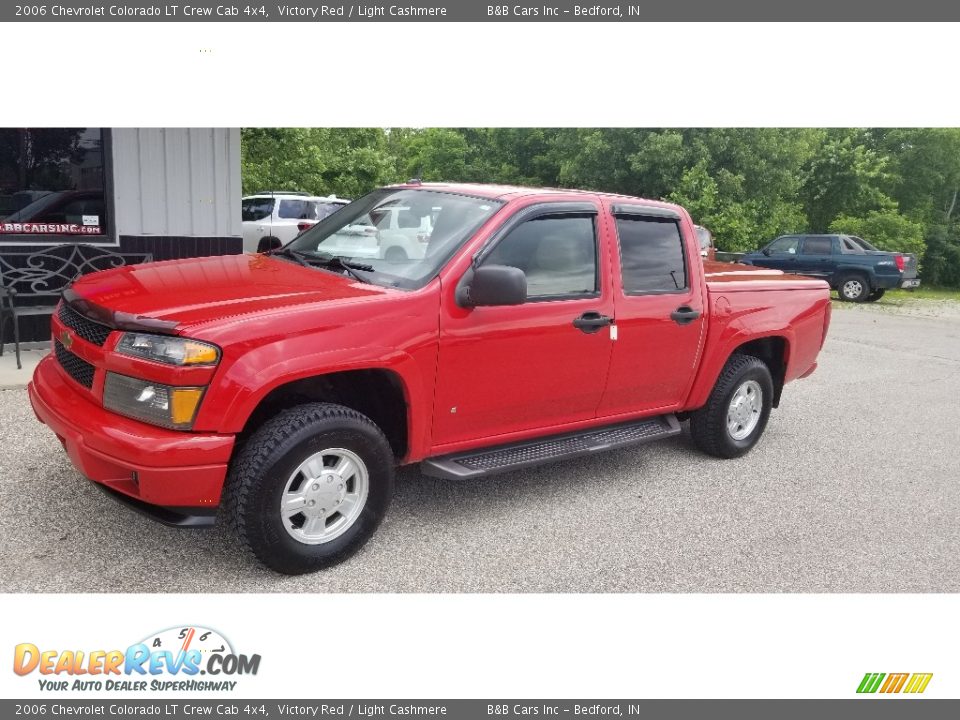 2006 Chevrolet Colorado LT Crew Cab 4x4 Victory Red / Light Cashmere Photo #1