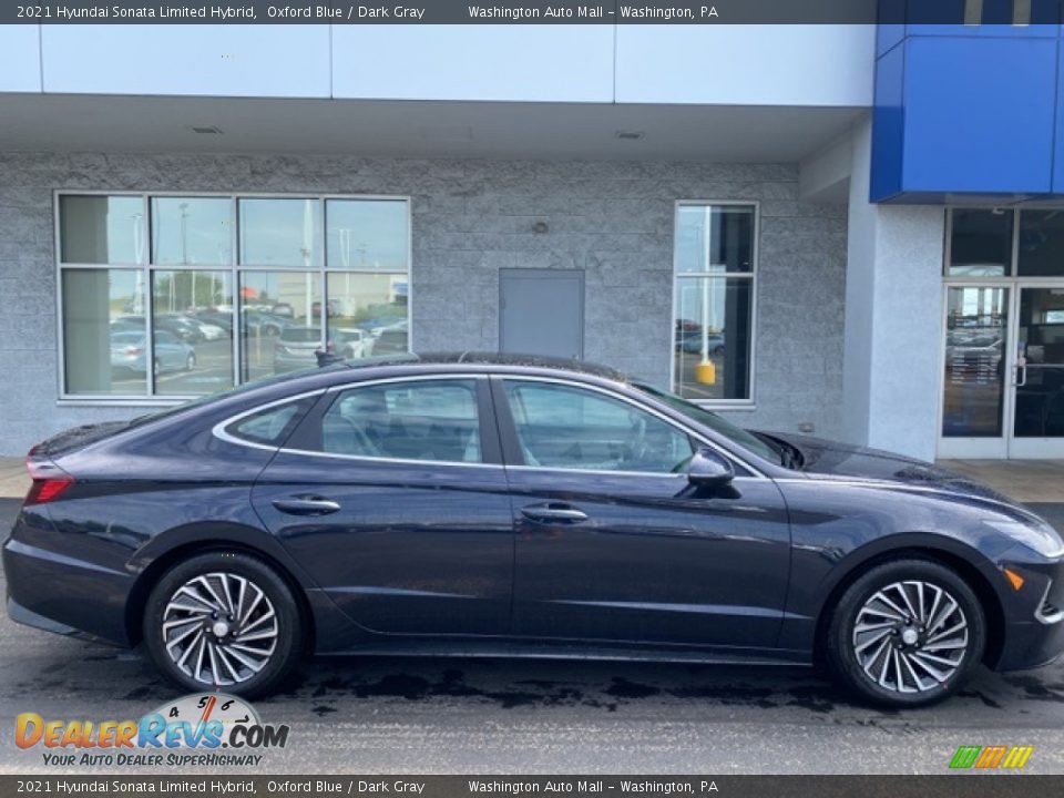 2021 Hyundai Sonata Limited Hybrid Oxford Blue / Dark Gray Photo #2