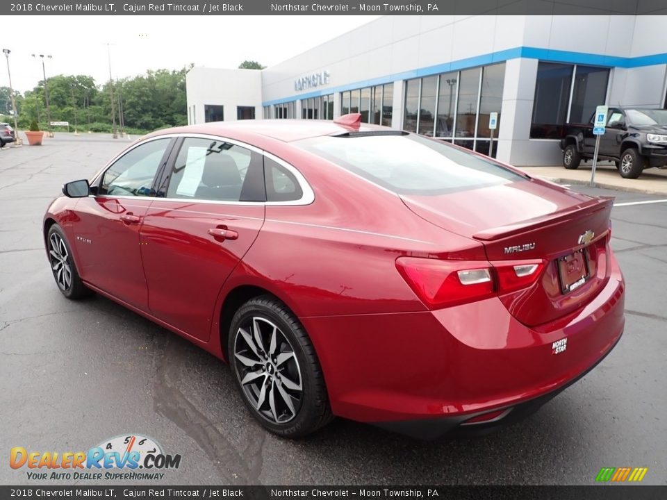 2018 Chevrolet Malibu LT Cajun Red Tintcoat / Jet Black Photo #4