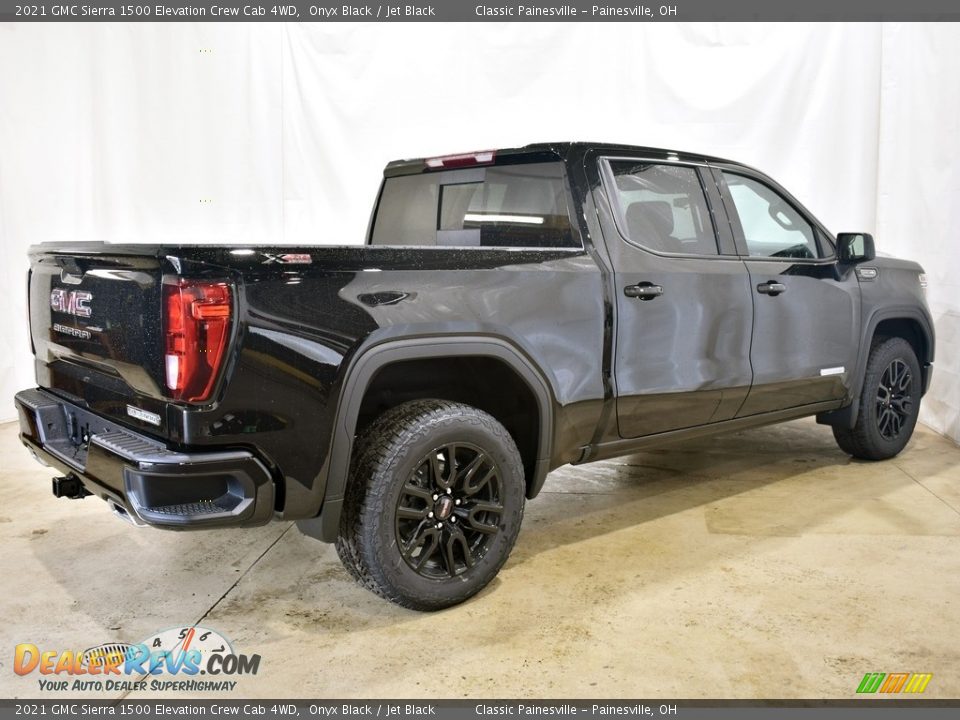 2021 GMC Sierra 1500 Elevation Crew Cab 4WD Onyx Black / Jet Black Photo #2