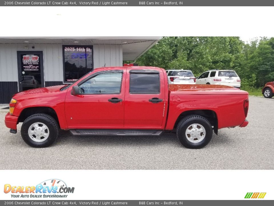 2006 Chevrolet Colorado LT Crew Cab 4x4 Victory Red / Light Cashmere Photo #2