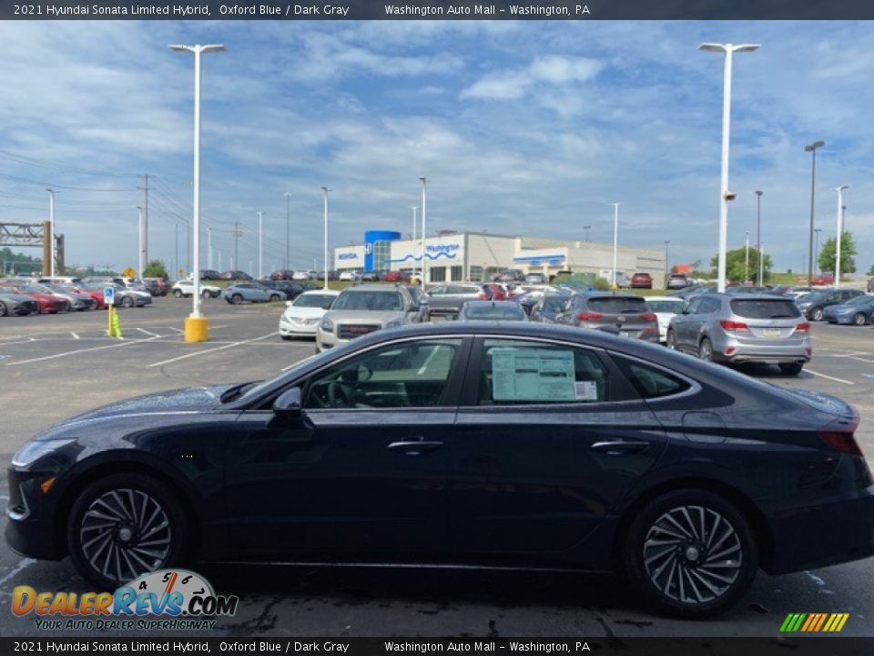 2021 Hyundai Sonata Limited Hybrid Oxford Blue / Dark Gray Photo #4