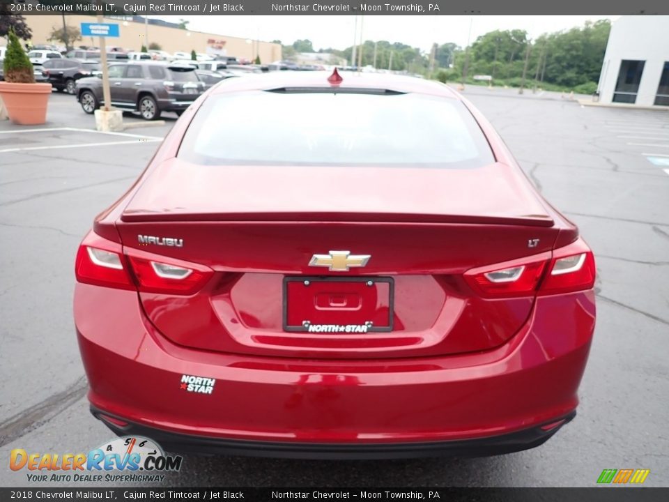 2018 Chevrolet Malibu LT Cajun Red Tintcoat / Jet Black Photo #6