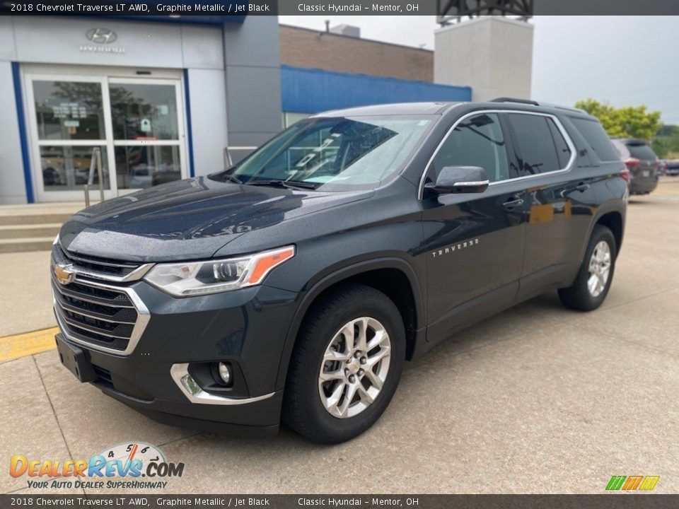 2018 Chevrolet Traverse LT AWD Graphite Metallic / Jet Black Photo #1