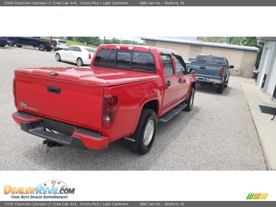 2006 Chevrolet Colorado LT Crew Cab 4x4 Victory Red / Light Cashmere Photo #6