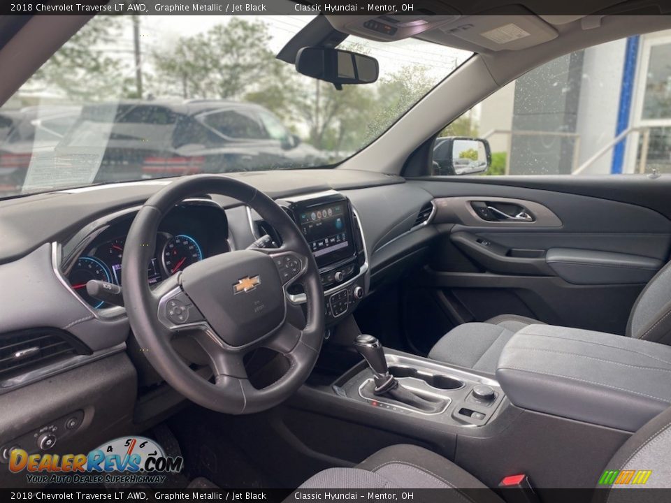 2018 Chevrolet Traverse LT AWD Graphite Metallic / Jet Black Photo #3