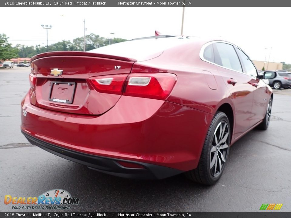 2018 Chevrolet Malibu LT Cajun Red Tintcoat / Jet Black Photo #8