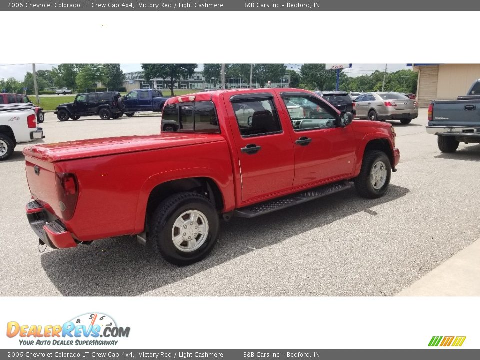 2006 Chevrolet Colorado LT Crew Cab 4x4 Victory Red / Light Cashmere Photo #7