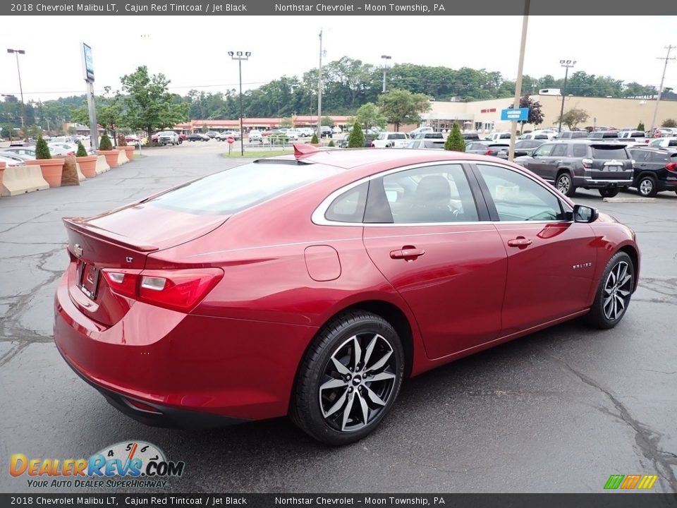 2018 Chevrolet Malibu LT Cajun Red Tintcoat / Jet Black Photo #9