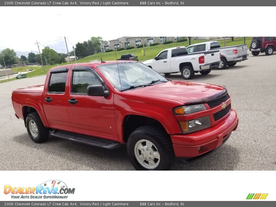 2006 Chevrolet Colorado LT Crew Cab 4x4 Victory Red / Light Cashmere Photo #8