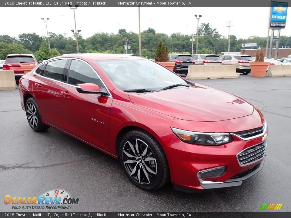 2018 Chevrolet Malibu LT Cajun Red Tintcoat / Jet Black Photo #11