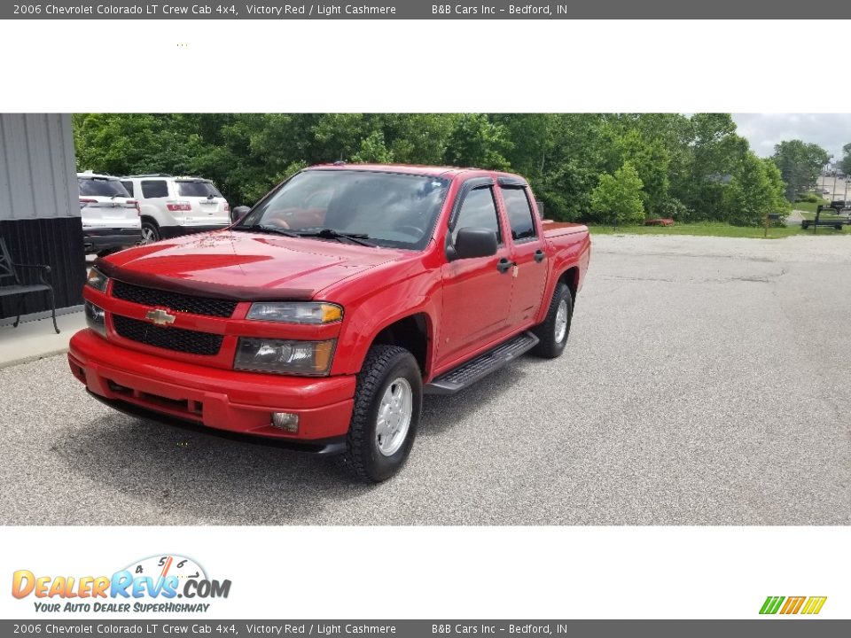 2006 Chevrolet Colorado LT Crew Cab 4x4 Victory Red / Light Cashmere Photo #10