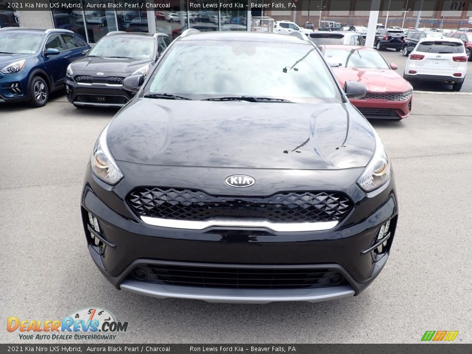 2021 Kia Niro LXS Hybrid Aurora Black Pearl / Charcoal Photo #4