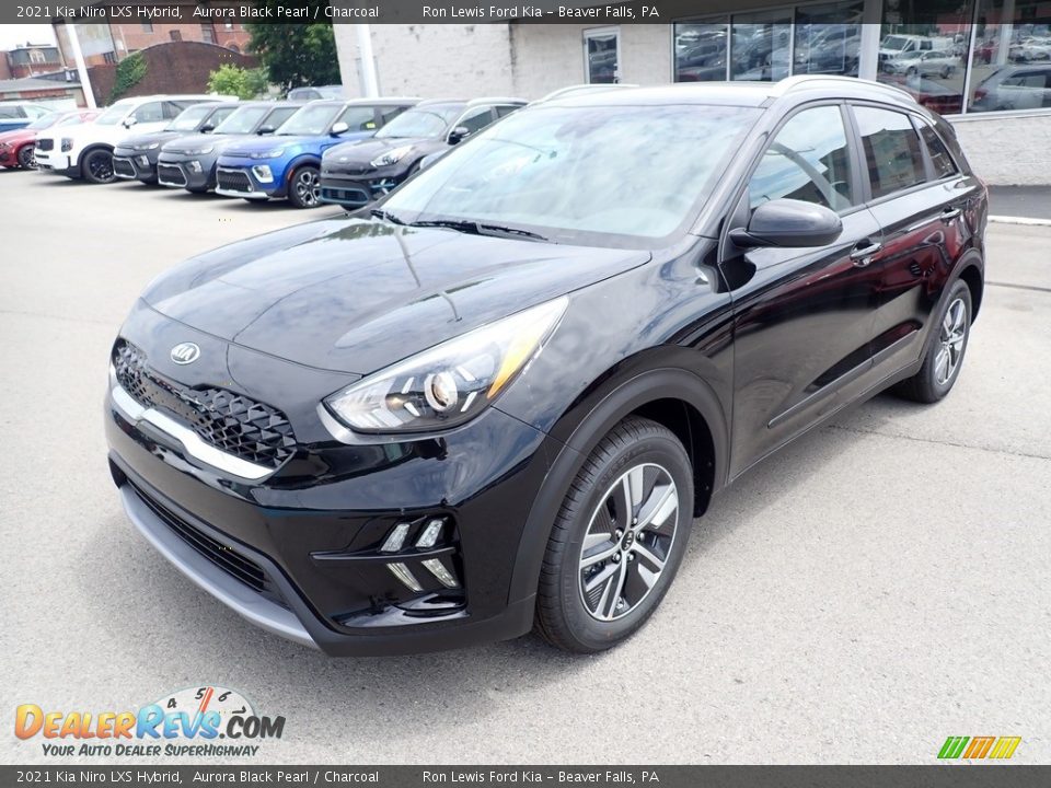 2021 Kia Niro LXS Hybrid Aurora Black Pearl / Charcoal Photo #5