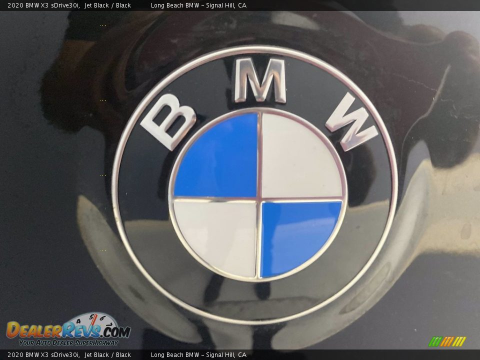 2020 BMW X3 sDrive30i Jet Black / Black Photo #10