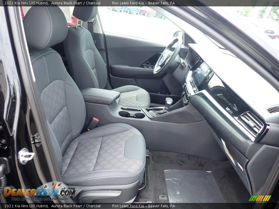 2021 Kia Niro LXS Hybrid Aurora Black Pearl / Charcoal Photo #12