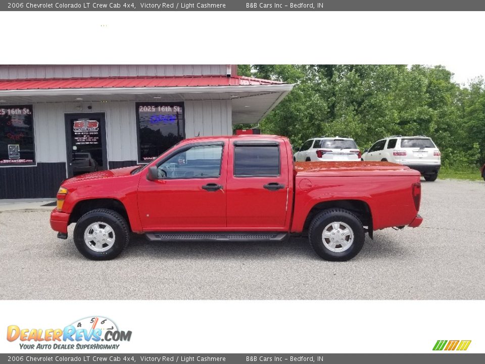 2006 Chevrolet Colorado LT Crew Cab 4x4 Victory Red / Light Cashmere Photo #23