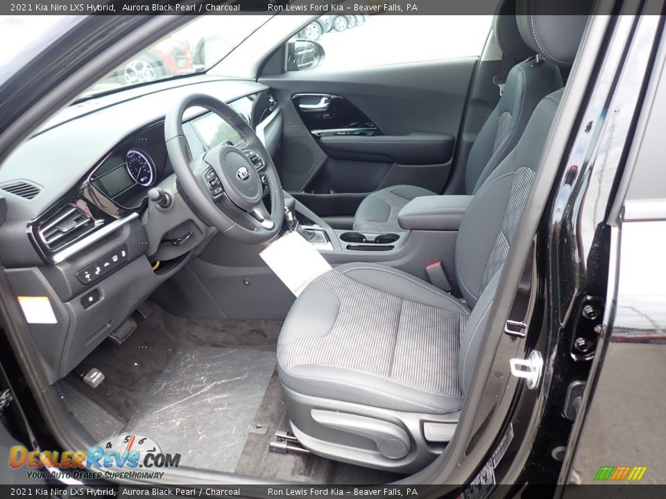 2021 Kia Niro LXS Hybrid Aurora Black Pearl / Charcoal Photo #14