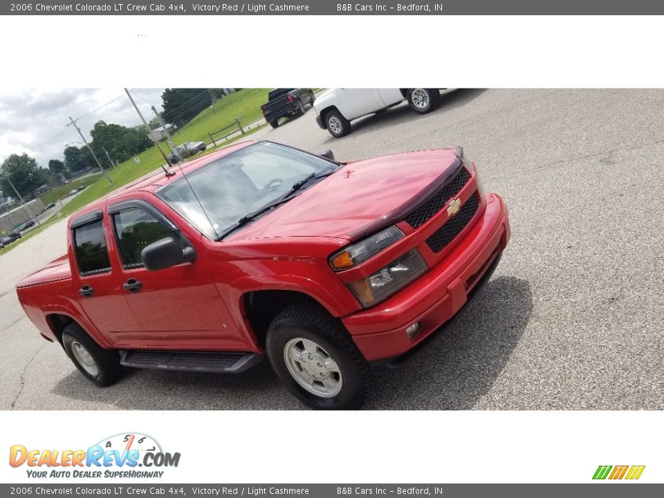 2006 Chevrolet Colorado LT Crew Cab 4x4 Victory Red / Light Cashmere Photo #25