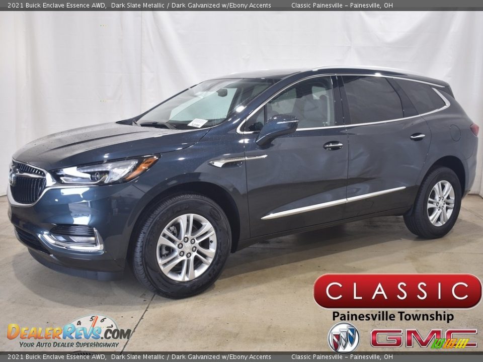 2021 Buick Enclave Essence AWD Dark Slate Metallic / Dark Galvanized w/Ebony Accents Photo #1