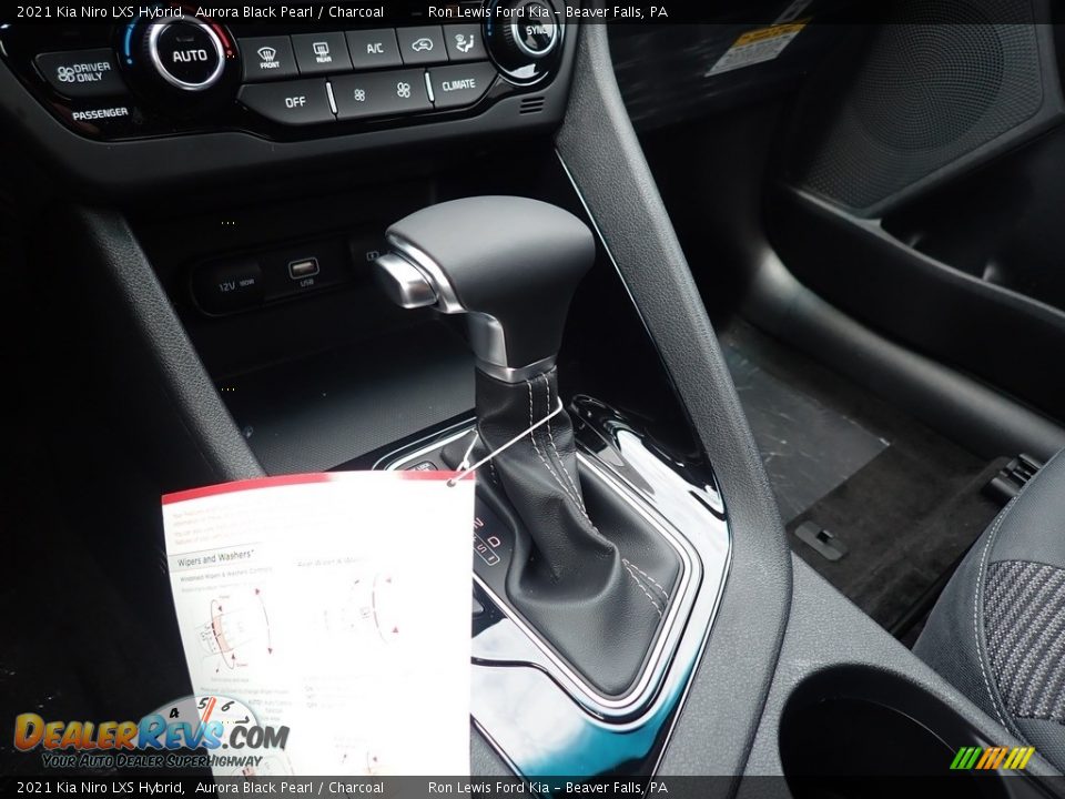 2021 Kia Niro LXS Hybrid Aurora Black Pearl / Charcoal Photo #17