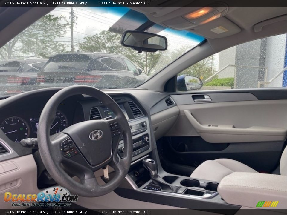 2016 Hyundai Sonata SE Lakeside Blue / Gray Photo #3